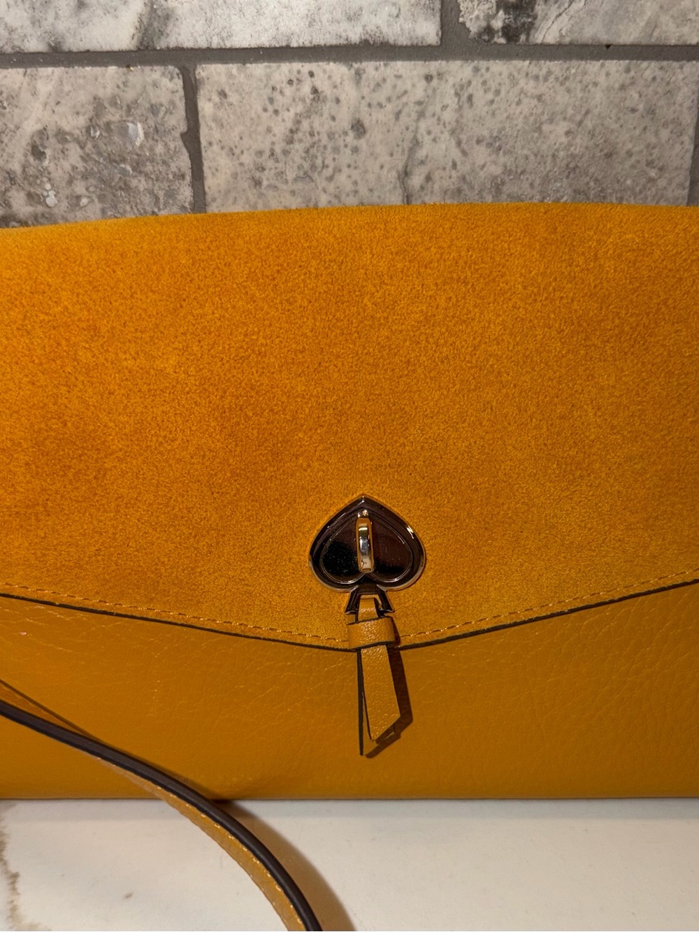 kate spade Marti Wallet Crossbody in Suede and Leather